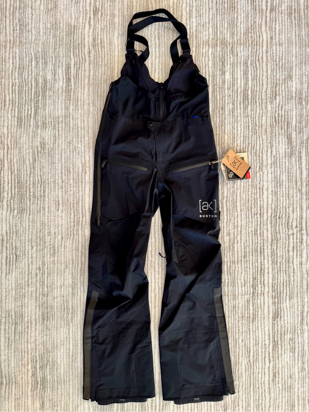 Burton AK Tusk GORE-TEX Pro 3L Hi-Top Bib Pants Women’s Small Black NWT